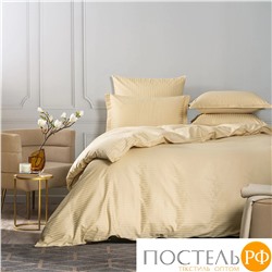 CASSIA ЛЮКС Страйп Сатин беж КПБ 145х215-1/200х220-1/50х70-2/70х70-2, 6 пр., хл/сатин