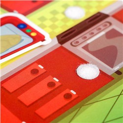 Игра на липучках, конструктор «Мой дом», Весёлые липучки