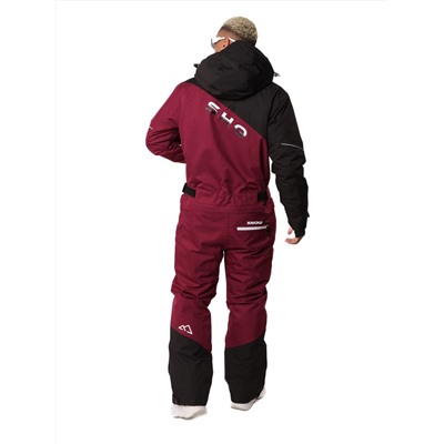 Комбинезон A-89033 Темно-бордовый