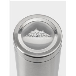 УЦЕНКА Термос гильза Мастер К, с кружкой, сохраняет тепло 24 ч, гарантия 5 лет, хром