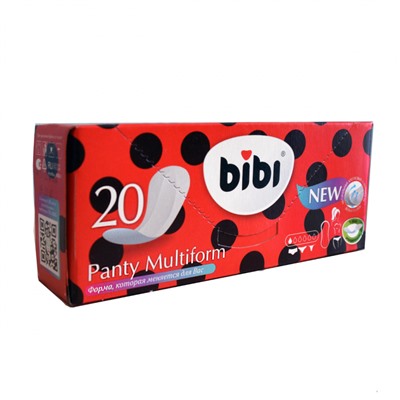 Ежедневные прокладки "BIBI" Panty Multiform, 20 шт.
