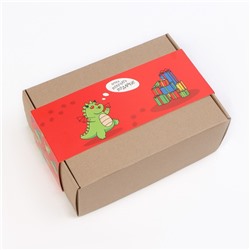 Набор новогодний подарочный "Время подарков" плед и аксессуары