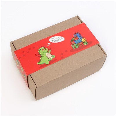 Набор новогодний подарочный "Время подарков" плед и аксессуары