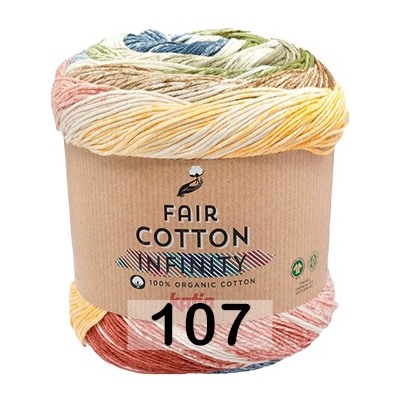 Пряжа Katia Fair Cotton Infinity