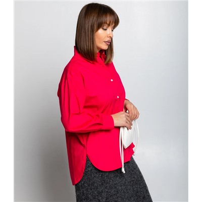 Рубашка #КТ3160 (8), малиновый