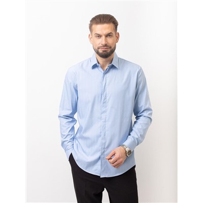 006J Мужская рубашка JenTa голубой