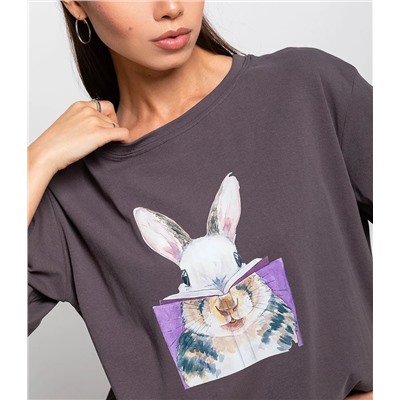 Футболка #КТ8130, графит