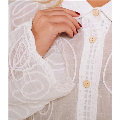 Блуза #КТ808 (8), белый