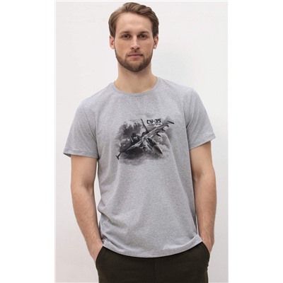 Футболка F411-06-308 grey melange