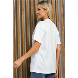 Футболка с вышивкой Эксклюзив (белая) Б12766-11М