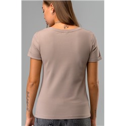 Женская футболка с V образным вырезом Happyfox