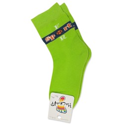 ПЛС107 Носки детские салатовый/18-20