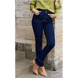Джинсы утепленные женские F022-0125W navy