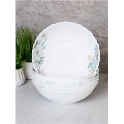 Набор суповых тарелок 6 штук 650 мл 175 мм / TW-70 (7327) /уп 8/ Лесная композиция