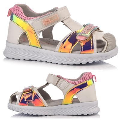 Туфли летн Kenka 2707-2 white/pink ( 1,5)
