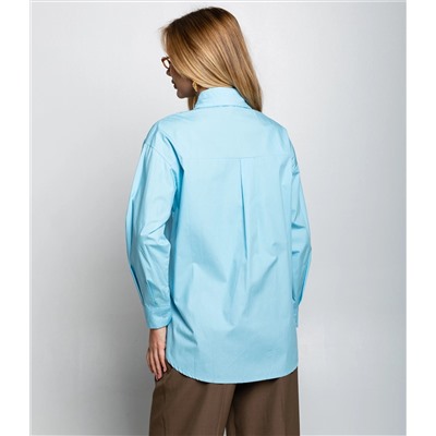 Рубашка #КТ3160 (8), голубой