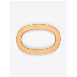 Ручки для сумок деревянные, d=13×7.5 / 17×11.5 см, 2 шт., бежевые