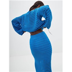 Джемпер SLIM, Лазурный