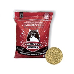 Наполнитель Сибирская Кошка УНИВЕРСАЛ 20л