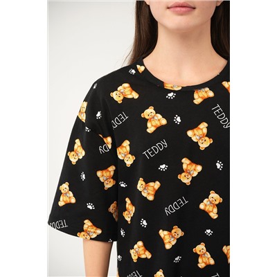 Туника оверсайз для девочки Happyfox