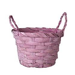Корзина плетеная 12х9 с ручками / 587-113 /уп 600/ (Белый)