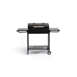 Мангал GrilMe MAX, 35×115×83 см, сталь 2 мм, термометр, 2 полки, колёса