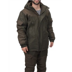 DY002 KHAKI Костюм охотника зимний (холлофайбер на -40 мороз)