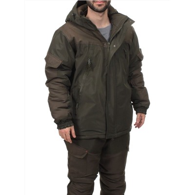 DY002 KHAKI Костюм охотника зимний (холлофайбер на -40 мороз)