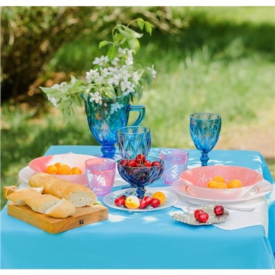 Кувшин для воды Magistro «Круиз», 1.1 л, 14×19.5 см, стекло, синий