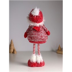 Интерьерная кукла текстильная «Малышка в бело-красном наряде», 20×11×43 см