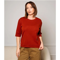 Футболка #КТ0467-55, терракотовый