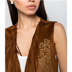 Жилет #КТ9833, коричневый