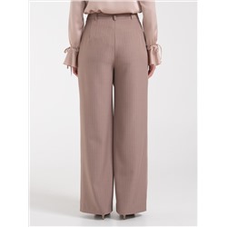 Брюки серо-коричневые с запахом