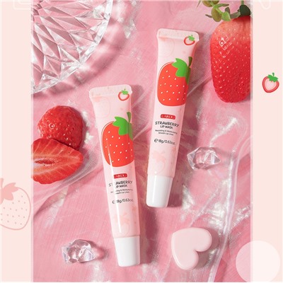 Маска для губ с клубникой увлажняющая Laikou Strawberry Lip Mask, 18 гр.