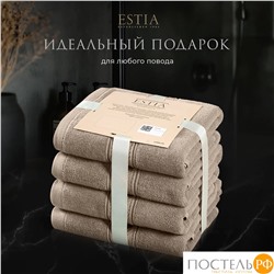 ESTIA МАРТОС беж К-т полотенец 50х80-4, 100% хлопок, 500 г/м2