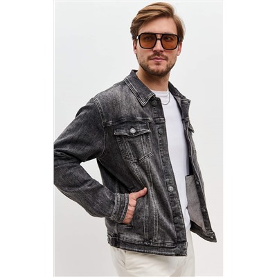 Куртка джинс F311-1296 l.black