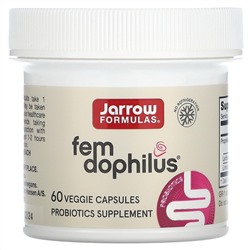 Jarrow Formulas, Fem Dophilus, добавка для женщин, 60 растительных капсул