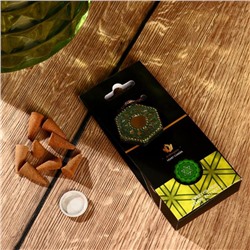 Аромаконусы Chakra, 40 шт, подставка, Сладкий апельсин, лимон и пачули