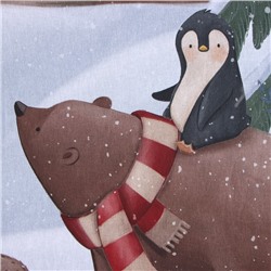 Постельное бельё «"Этель"» 1,5 Christmas night 143х215 см, 150х214 см, 50х70 см -1 шт, 100% хлопок, бязь