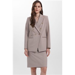 Юбка-карандаш бежевая