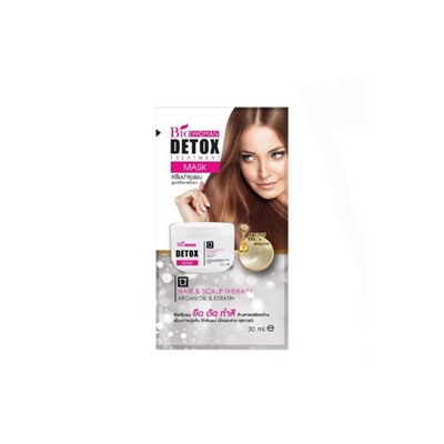 Лечебная детокс-маска для волос от Bio Woman, Detox Treatment Hair&Scalp Therapy Mask, 30 мл