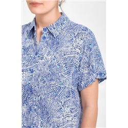 Платье из вискозы с принтом