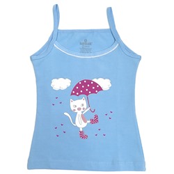 4404 Майка для девочки (однотон) (BAYKAR)