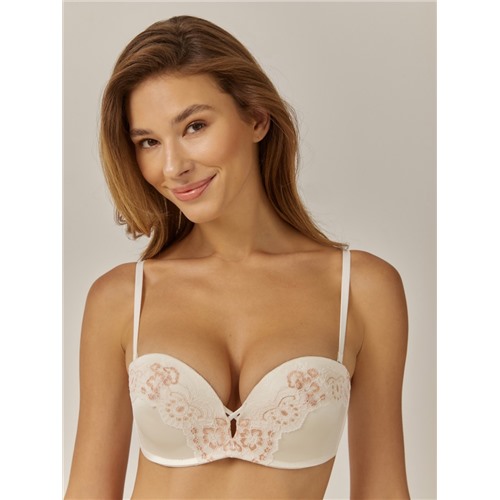 Бюстгальтер Balconette жен. Genivieve молочный Infinity Lingerie Размер 75B