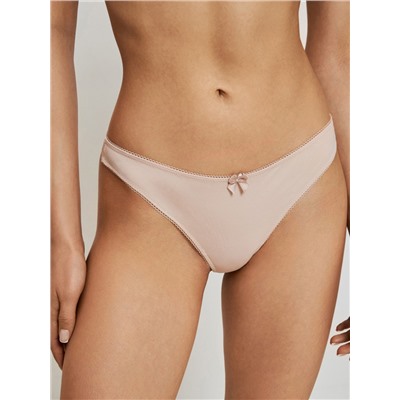 Трусы стринг жен Vega бежевый Infinity Lingerie