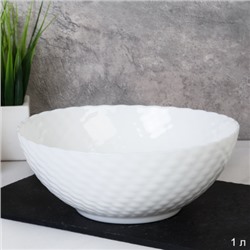 Тарелка глубокая суповая 980 мл плетенка / NHG70 (white) (уп48)