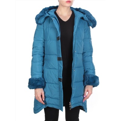 B15-888 GRAY/BLUE Куртка зимняя женская KEMIRA (200 гр. холлофайбера)