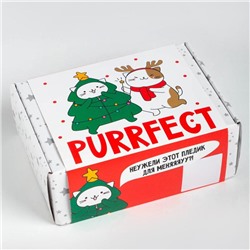 Набор подарочный новогодний «Этель»: плед, носки, 2 игрушки, открытка