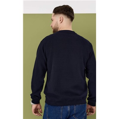 Свитшот F421-07-3201 d.blue