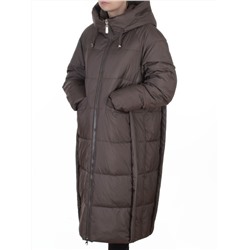 8891 DK. GRAY Пальто зимнее женское (200 гр. холлофайбер)